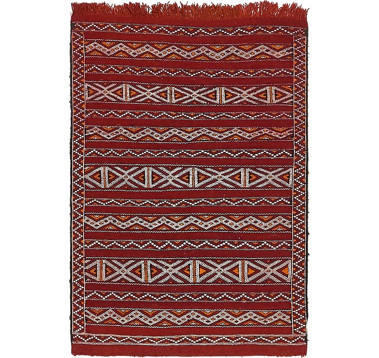 3' 2 x 4' 9 Moroccan Rug