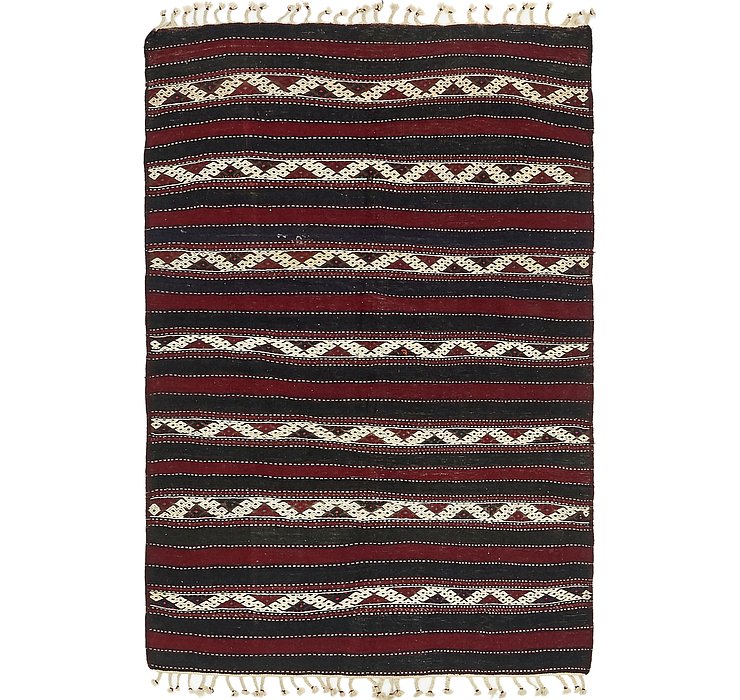 4' 4 x 6' 10 Kilim Fars Rug