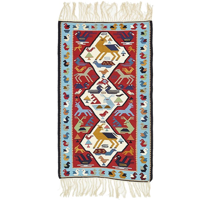 3' 4 x 5' 10 Kilim Fars Rug