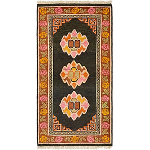 2' 8 x 5' 5 Antique Finish Rug
