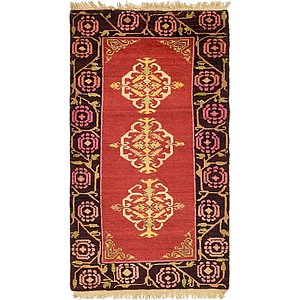 Unique Loom 2' 10 x 5' 3 Antique Finish Rug