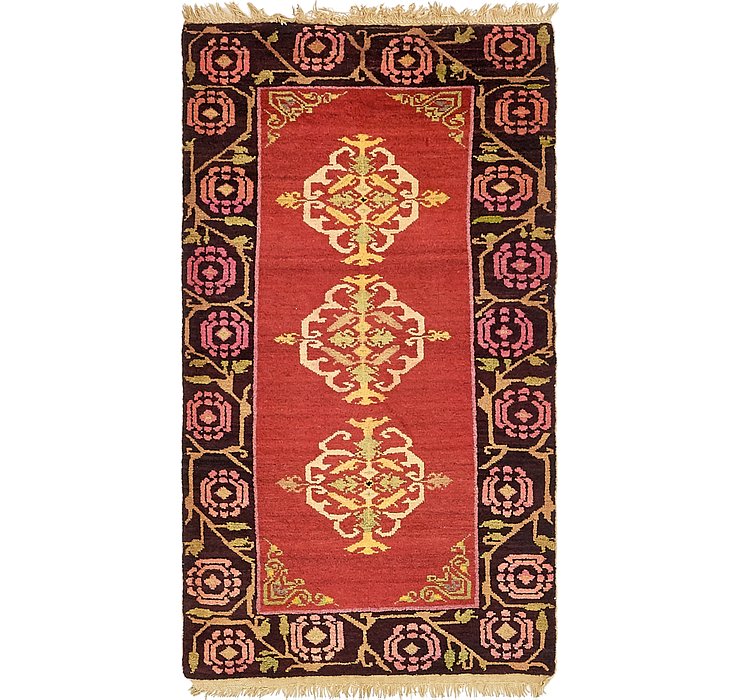 2' 10 x 5' 3 Antique Finish Rug