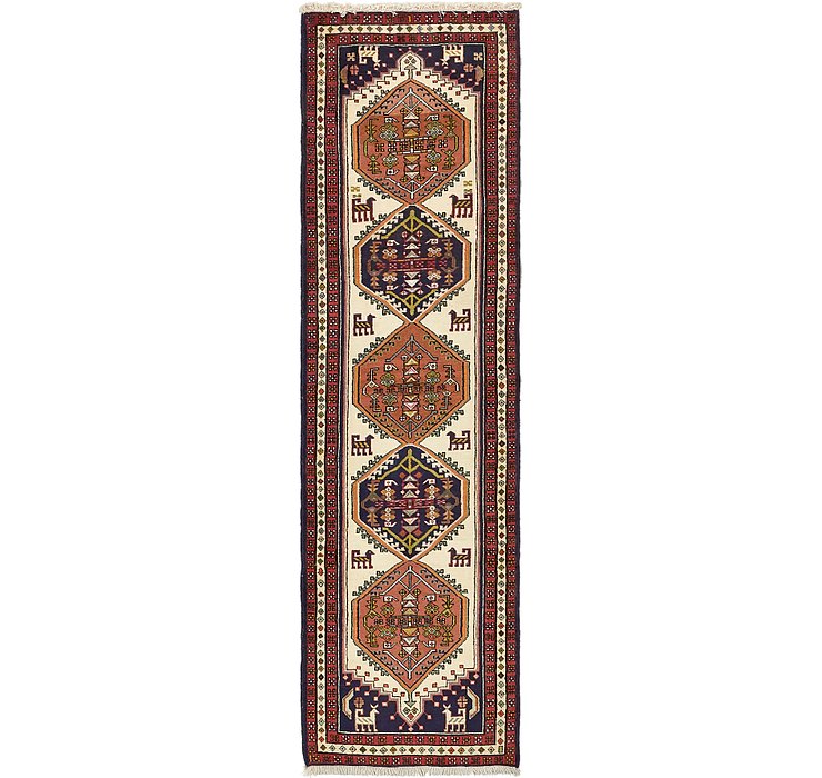 2' 7 x 9' 7 Ardabil Persian Runner ...