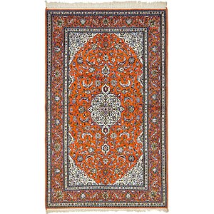 Unique Loom 5' x 8' 7 Kashan Persian Rug