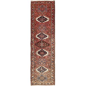 3' 5 x 12' 8 Gharajeh Persian Runner...