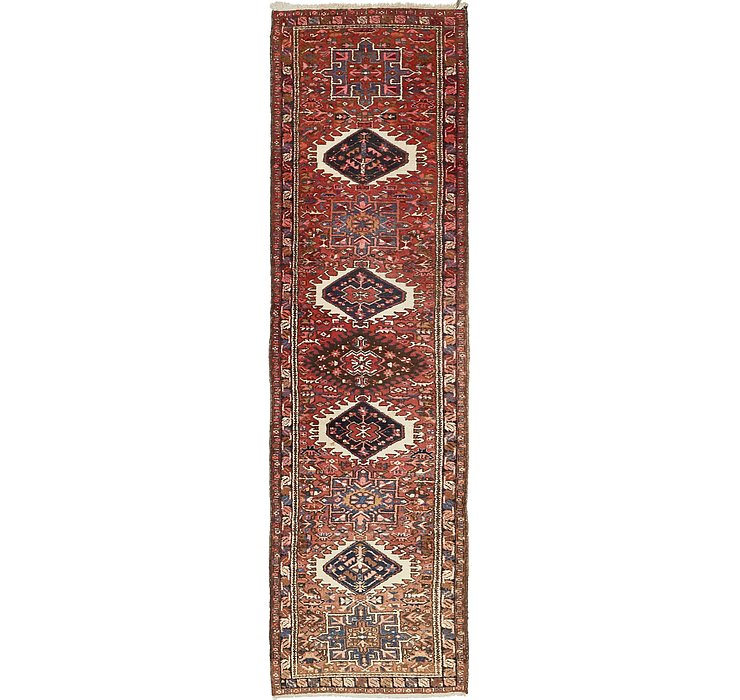 3' 5 x 12' 8 Gharajeh Persian Runner...