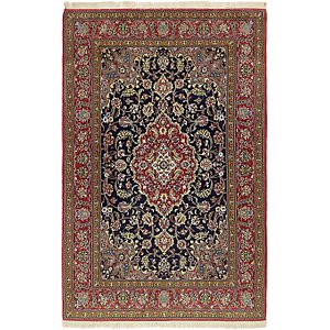 4' 8 x 7' 3 Qom Persian Rug
