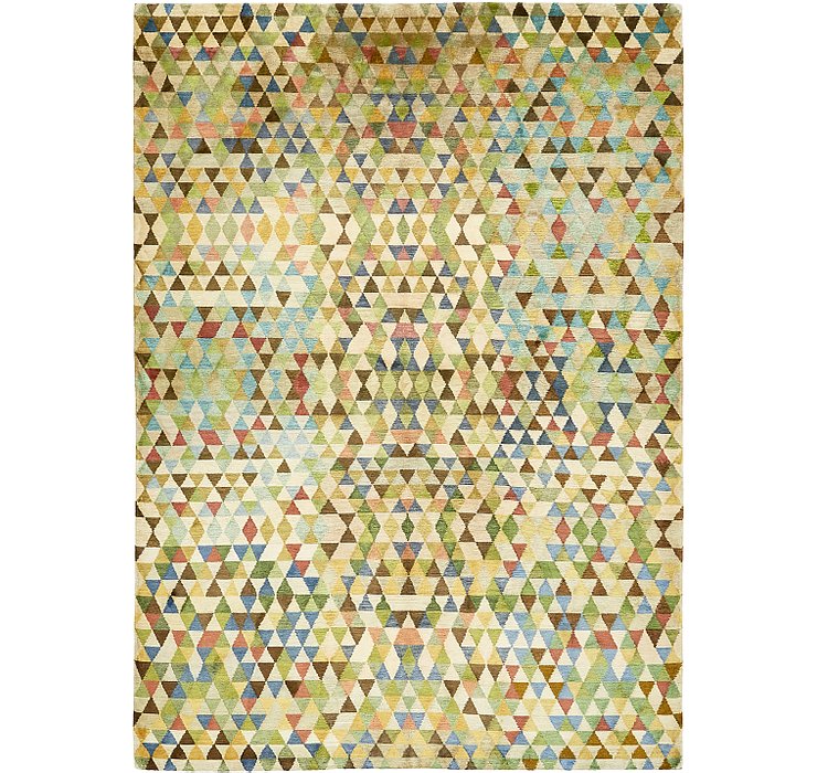 HandKnotted 5' 8 x 8' Darya Rug