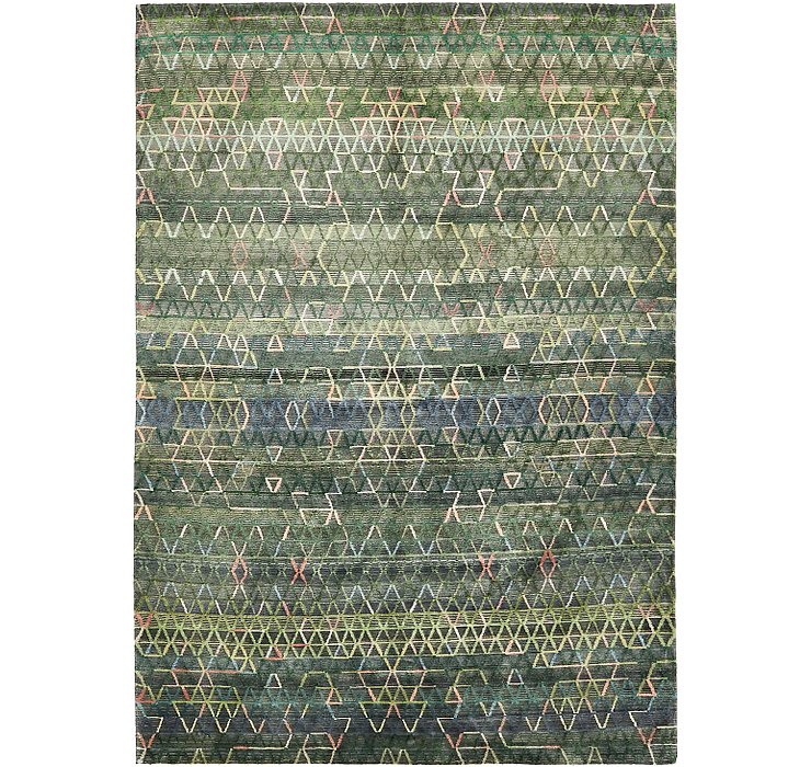 HandKnotted 5' 8 x 8' Darya Rug