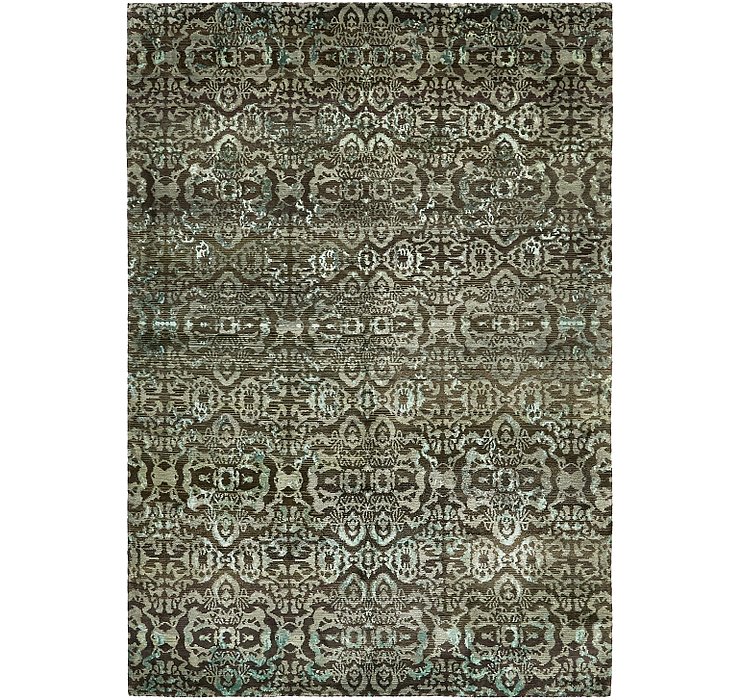 HandKnotted 5' 7 x 8' Darya Rug