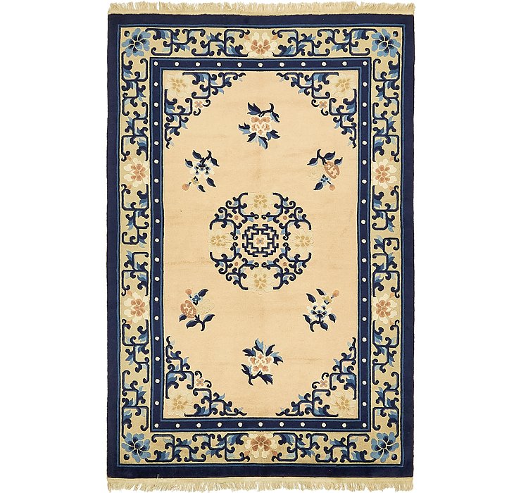 4' 4 x 6' 8 Antique Finish Rug