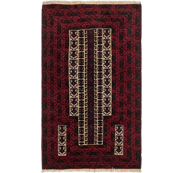 2' 9 x 4' 7 Balouch Persian Rug