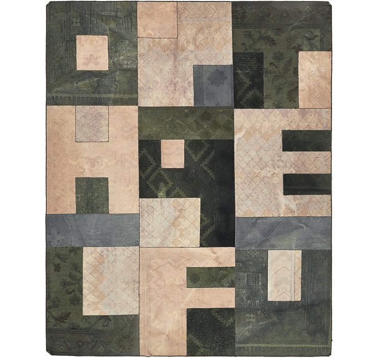 8' x 10' Patchwork Rug