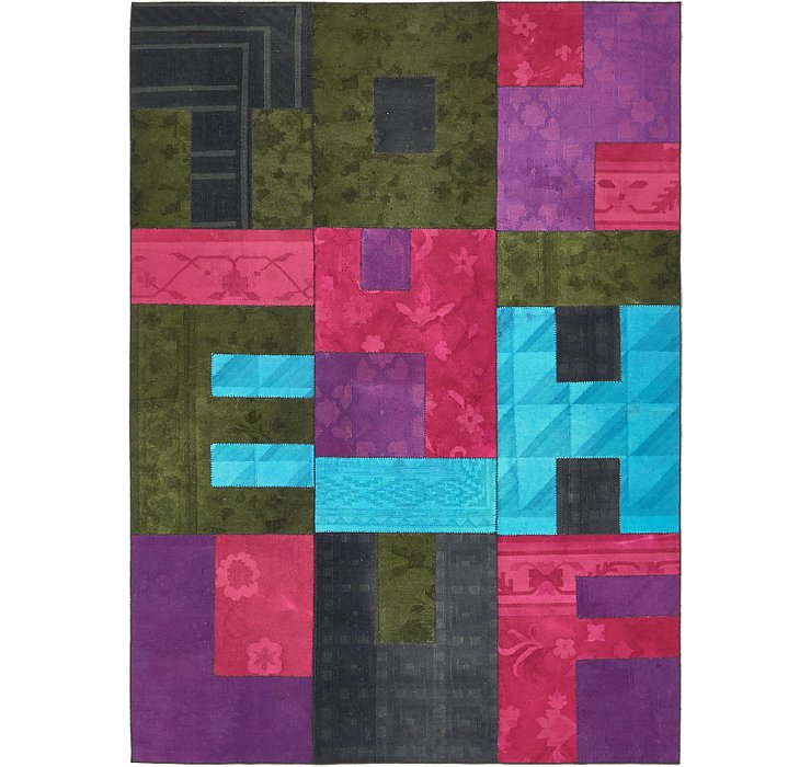 7' 3 x 10' Patchwork Rug
