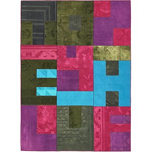 220cm x 305cm Patchwork Rug