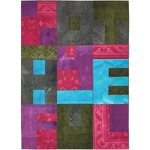 220cm x 305cm Patchwork Rug