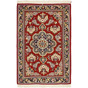 3' 4 x 5' 3 Qom Persian Rug