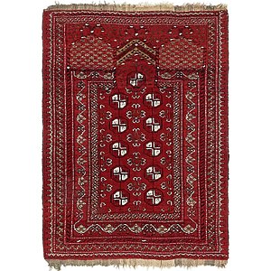 2' 9 x 3' 9 Afghan Akhche Rug