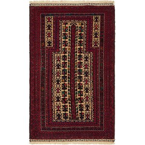 Unique Loom 3' x 5' Balouch Persian Rug