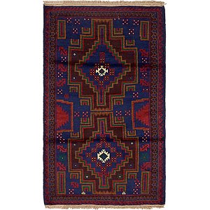 2' 10 x 5' Balouch Persian Rug