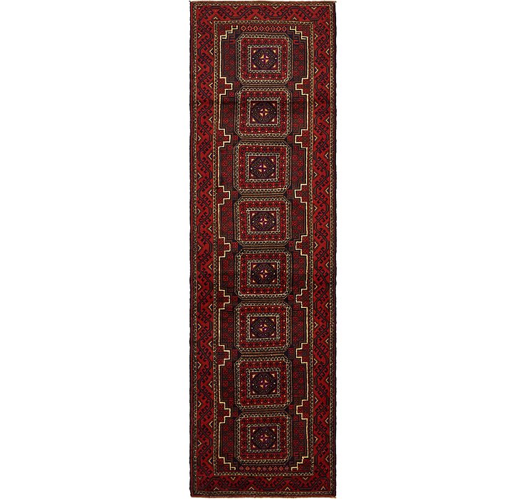 2' 8 x 9' 7 Balouch Persian Runner ...