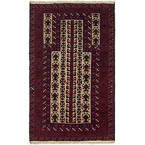 HandKnotted 2' 10 x 4' 9 Balouch Persian Rug