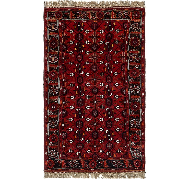 3' 9 x 6' 8 Afghan Ersari Rug