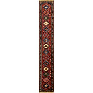 2' 8 x 19' 2 Yalameh Persian Runner ...