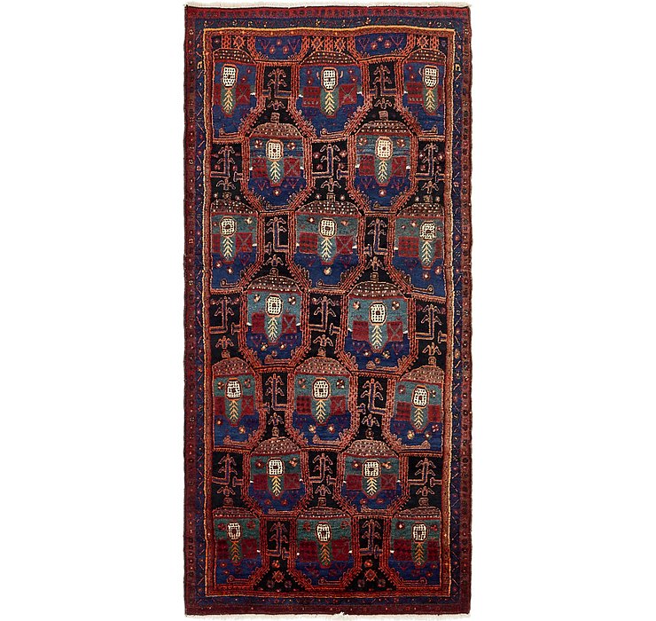 4' x 9' Meshkin Persian Runner ...