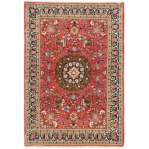 3' 7 x 5' 3 Sarough Persian Rug