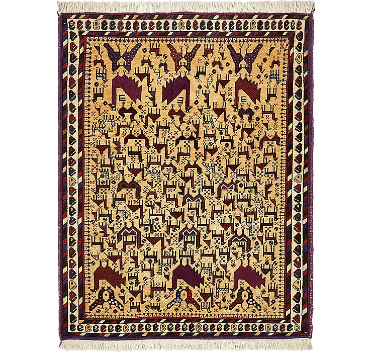3' 8 x 4' 9 Sirjan Persian Rug