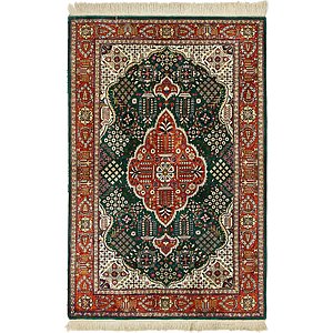3' 4 x 5' Qom Persian Rug