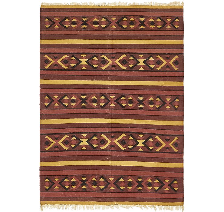 4' 2 x 6' 4 Kilim Fars Rug