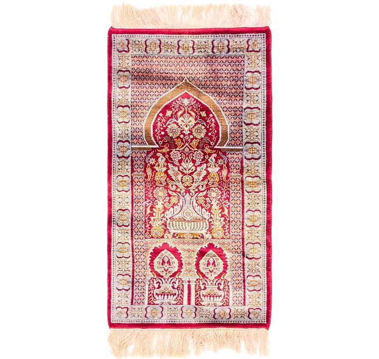 1' 9 x 3' 3 Kashmir Oriental Rug