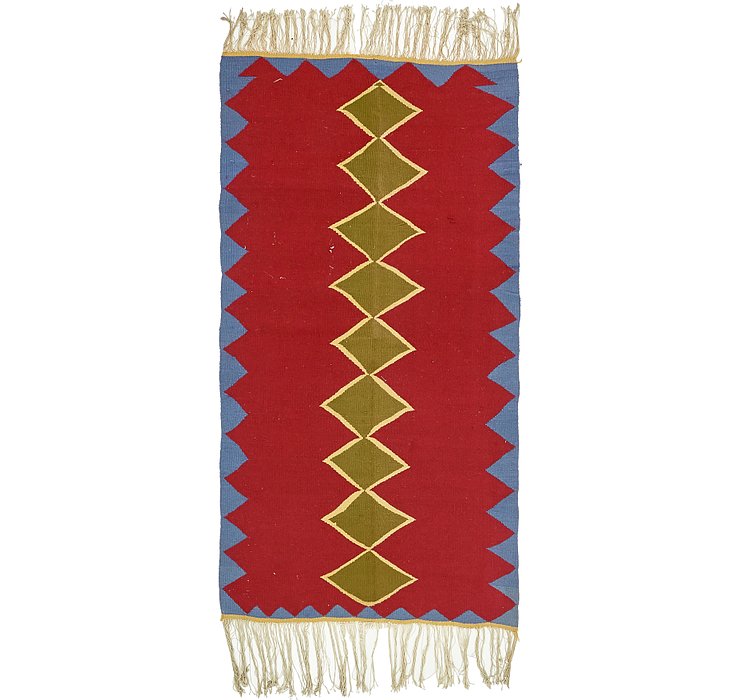 4' x 8' Kilim Dhurrie Rug