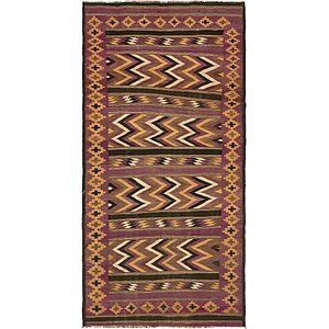 6' x 12' 7 Kilim Fars Runner Rug
