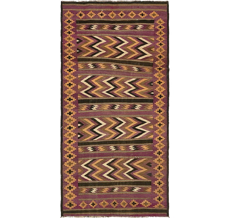 6' x 12' 7 Kilim Fars Runner Rug
