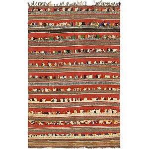 Unique Loom 4' 6 x 7' 5 Moroccan Rug