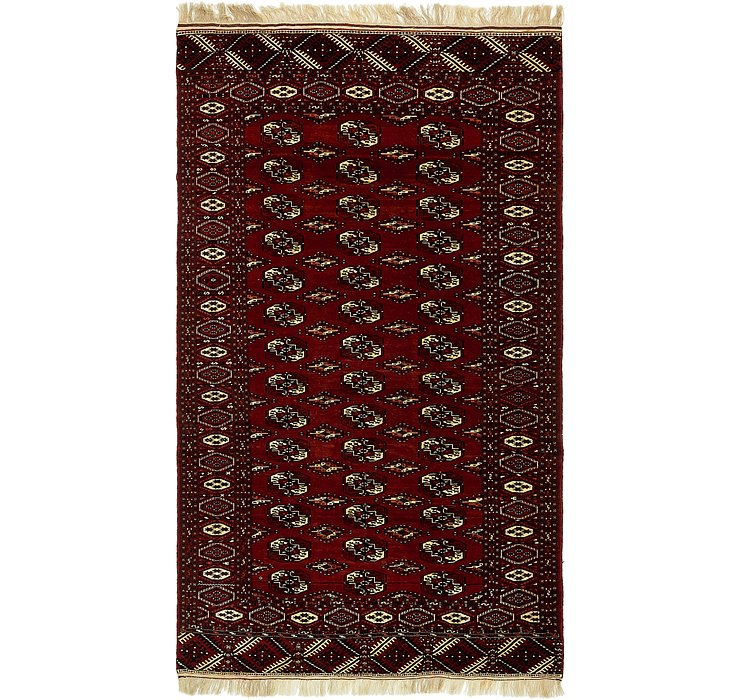 6' 6 x 11' 3 Torkaman Persian Rug