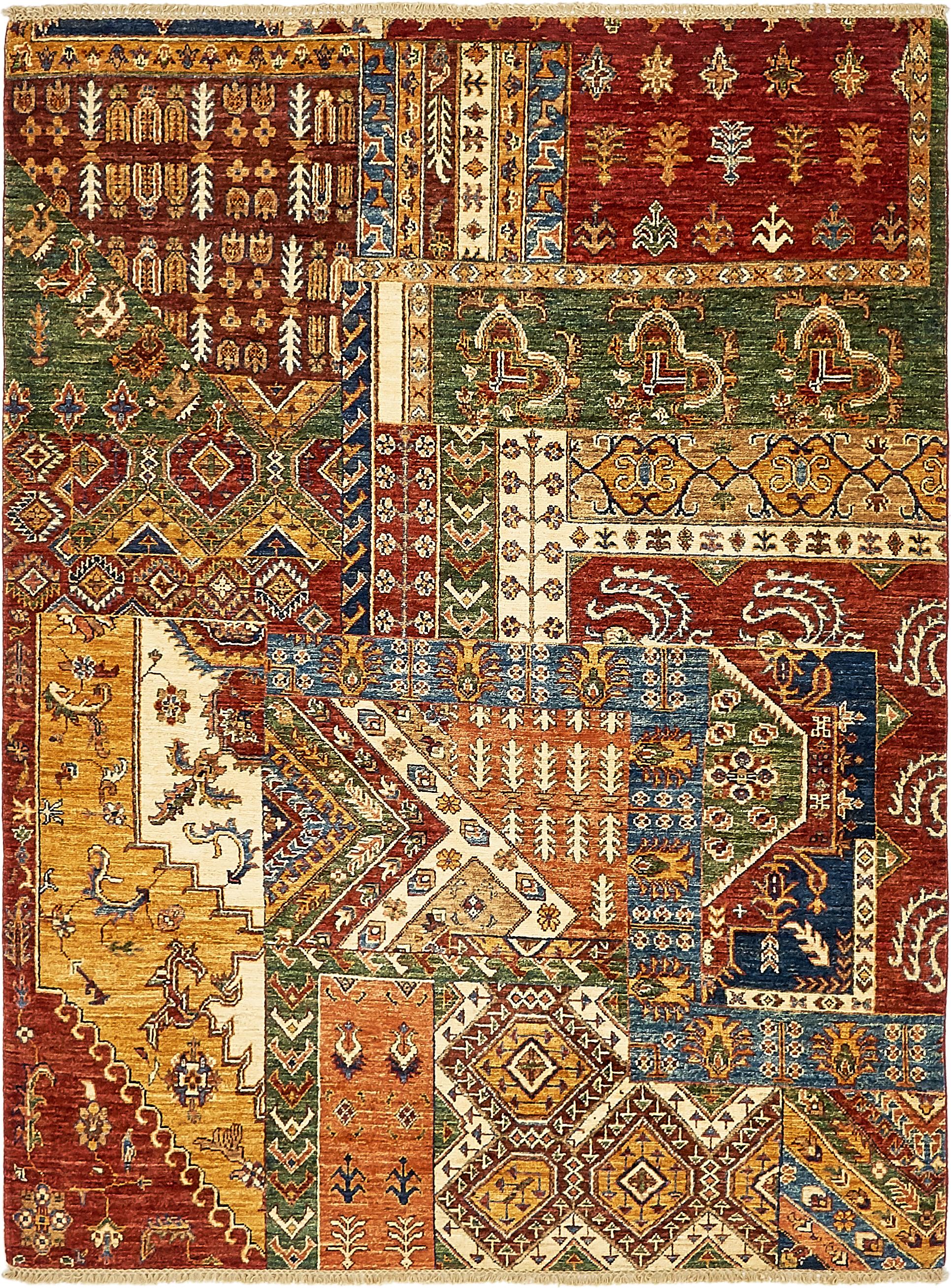 Multicolor 5' x 6' 6 Ariana Ziegler Rug eSaleRugs