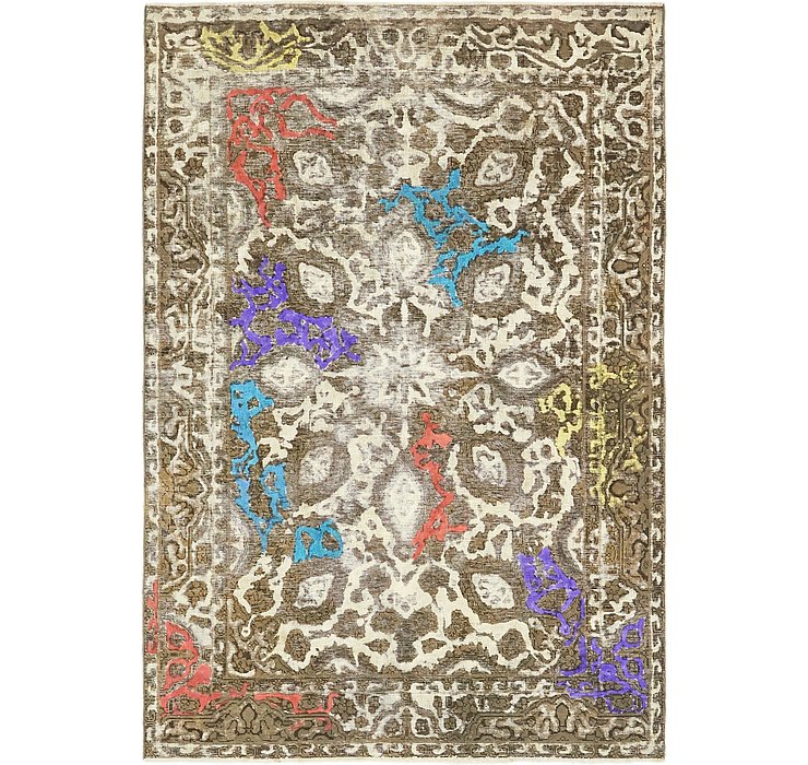 4' 7 x 6' 9 Ultra Vintage Persian Rug
