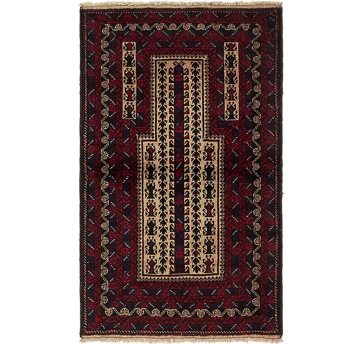 2' 10 x 4' 9 Balouch Persian Rug