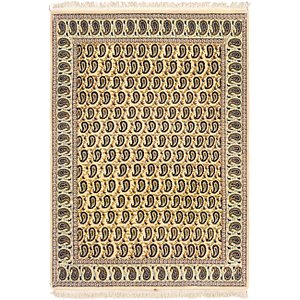 4' 10 x 7' Kashan Persian Rug