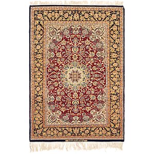 4' 10 x 7' 4 Isfahan Persian Rug