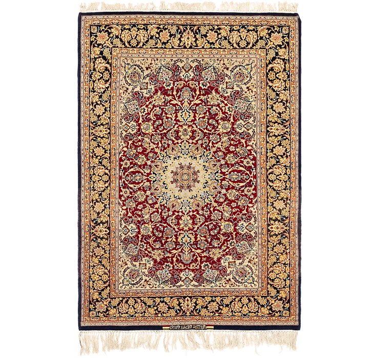 4' 10 x 7' 4 Isfahan Persian Rug