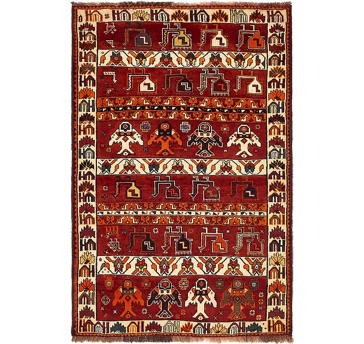 4' x 6' Ghashghaei Persian Rug