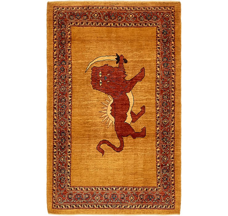 3' 10 x 6' 5 Ghashghaei Persian Rug