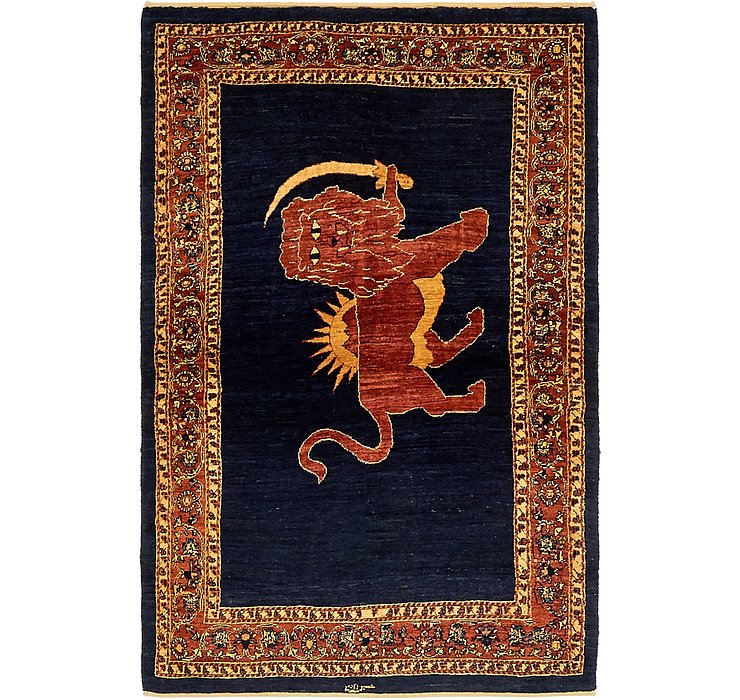 3' 8 x 5' 8 Ghashghaei Persian Rug