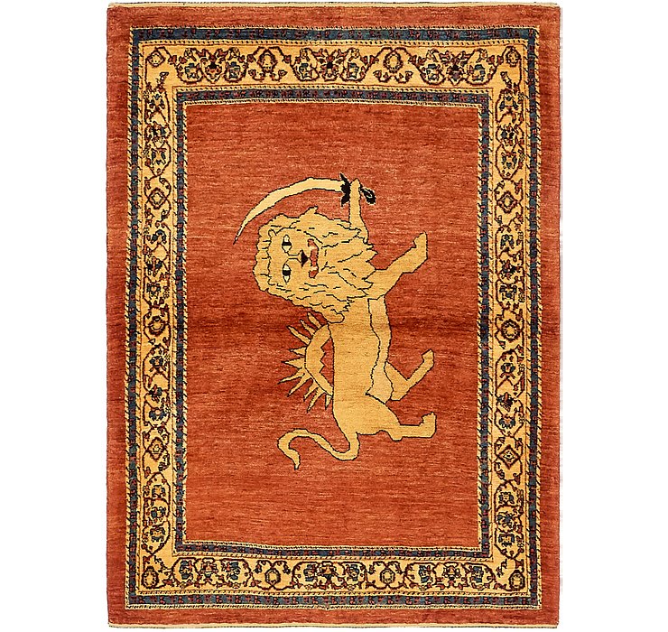 3' 10 x 5' 4 Ghashghaei Persian Rug