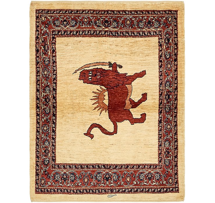 3' 10 x 5' Ghashghaei Persian Rug